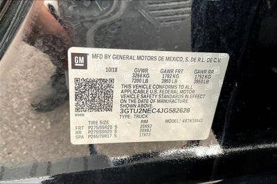 2018 GMC Sierra 1500 SLT