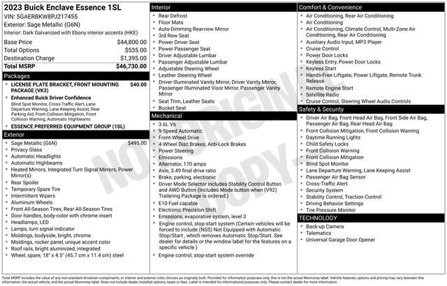 2023 Buick Enclave Essence