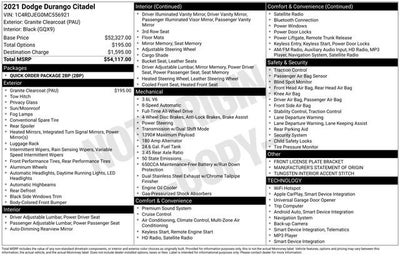 2021 Dodge Durango Citadel AWD