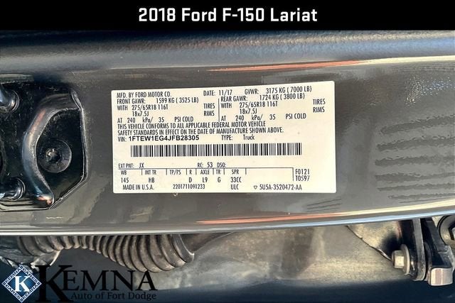 2018 Ford F-150 LARIAT