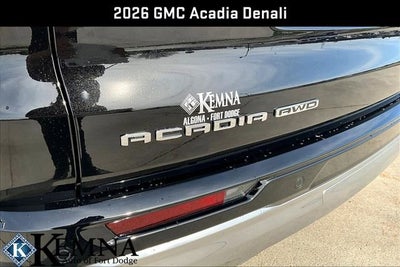 2026 GMC Acadia Denali