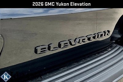 2026 GMC Yukon Elevation