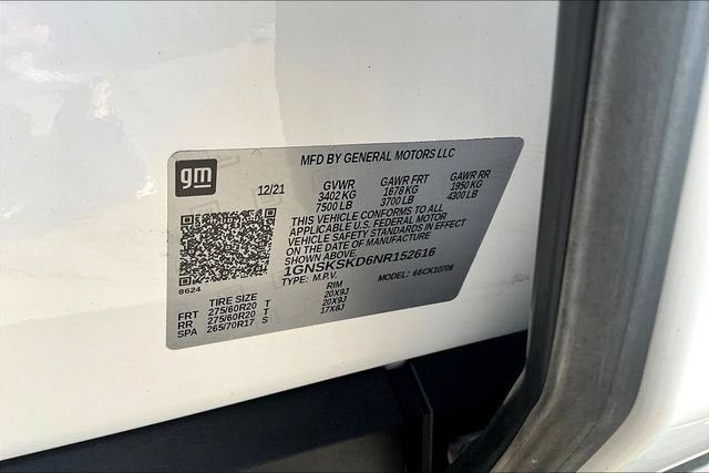 2022 Chevrolet Tahoe Premier