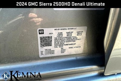 2024 GMC Sierra 2500 HD Denali Ultimate