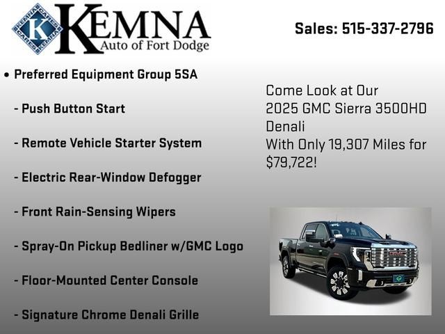 2025 GMC Sierra 3500 HD Denali