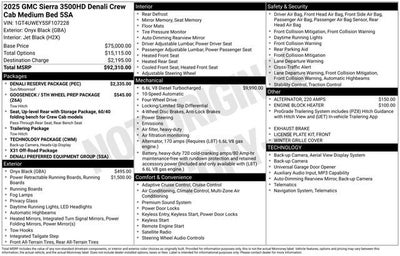 2025 GMC Sierra 3500 HD Denali