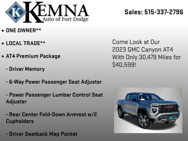 2023 GMC Canyon AT4