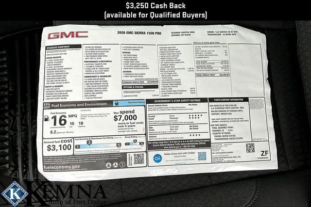 2026 GMC Sierra 1500 Pro