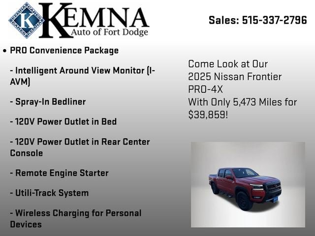 2025 Nissan Frontier Crew Cab PRO-4X 4x4