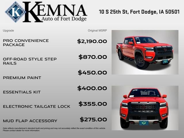 2025 Nissan Frontier Crew Cab PRO-4X 4x4