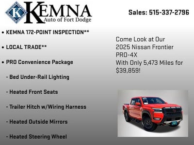 2025 Nissan Frontier Crew Cab PRO-4X 4x4