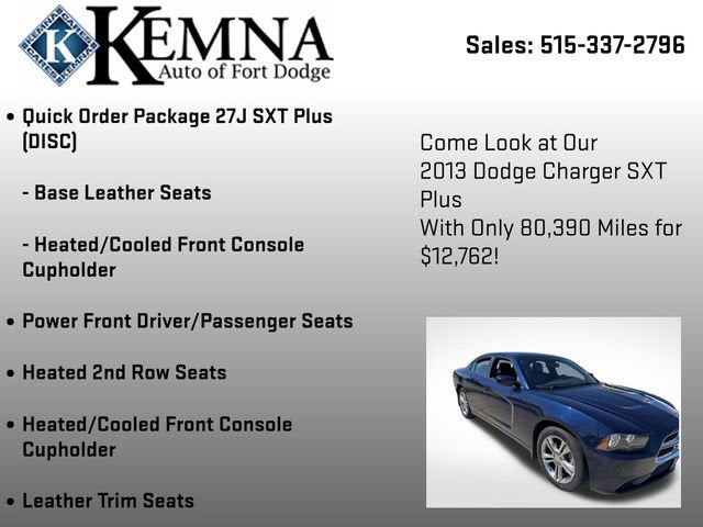 2013 Dodge Charger SXT Plus