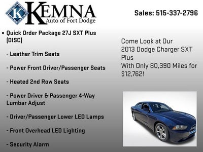 2013 Dodge Charger SXT Plus