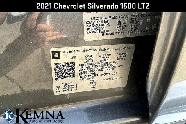 2021 Chevrolet Silverado 1500 LTZ