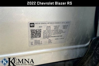 2022 Chevrolet Blazer RS