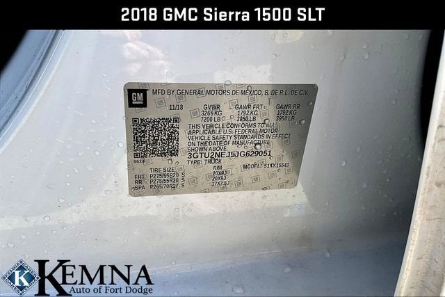 2018 GMC Sierra 1500 SLT