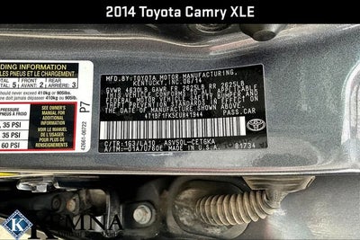 2014 Toyota Camry XLE