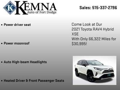 2021 Toyota RAV4 Hybrid XSE