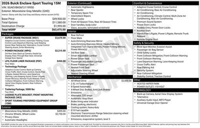 2026 Buick Enclave Sport Touring