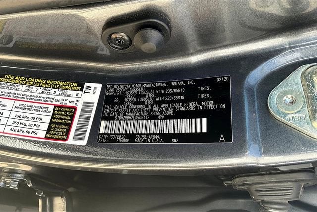 2020 Toyota Highlander XLE