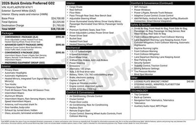 2026 Buick Envista Preferred