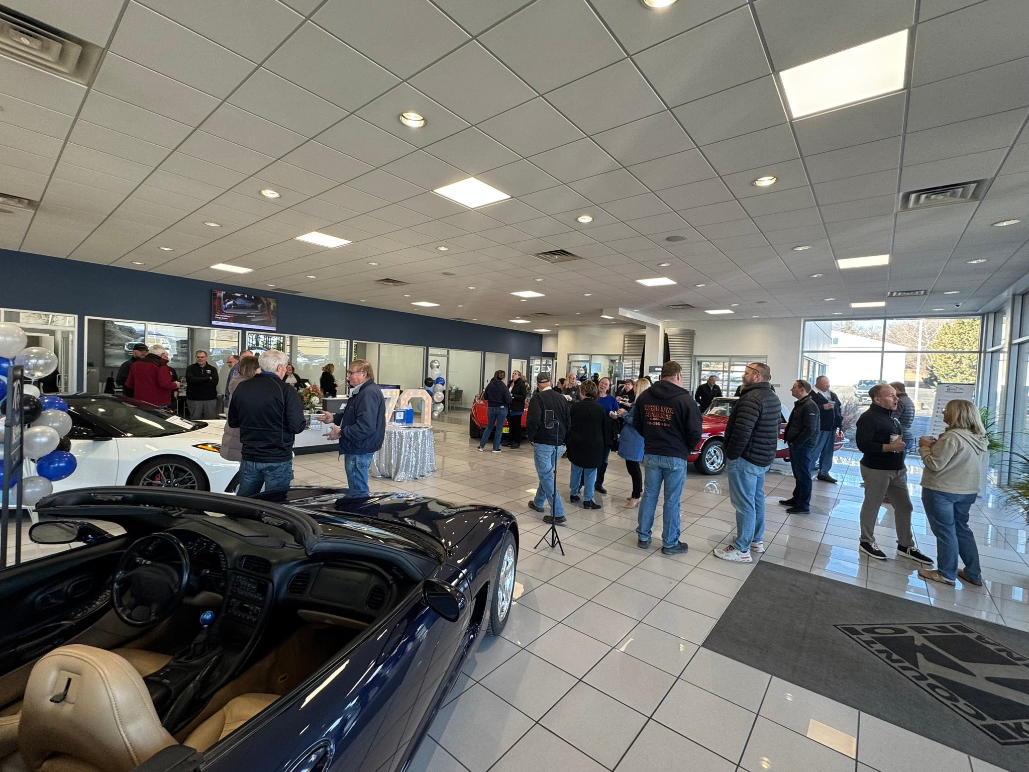 Algona Chamber of Commerce coffee event hosted at Kemna GMC dealership